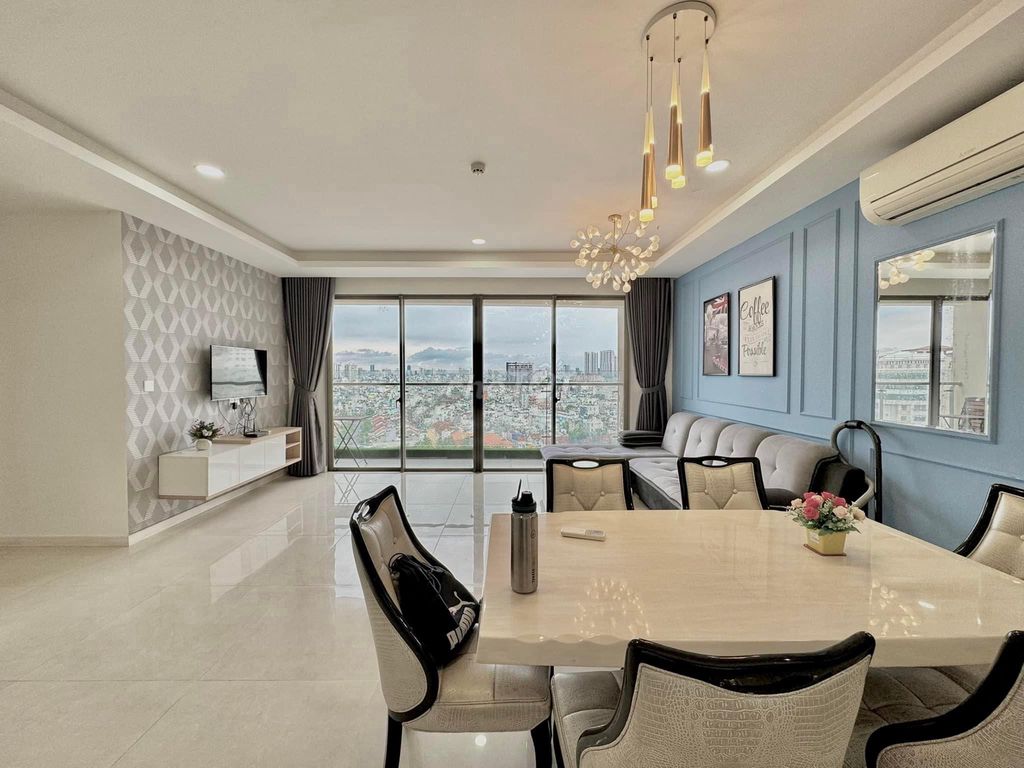 Cho Thuê Căn Hộ 3PN Masteri Millennium Quận 4 View Đẹp, Lầu Cao