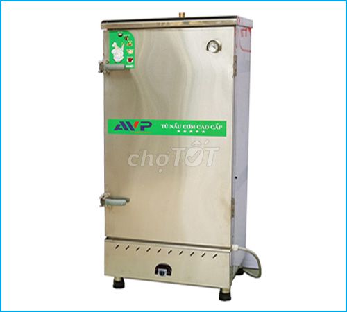 Tủ nấu cơm công nghiệp dùng gas 12 khay