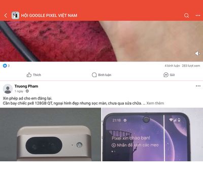 Google Pixel Fold 256GB Đen, Bản lock. Mua bán Điện thoại tại Quận Bắc Từ Liêm Hà Nội được đăng bởi Thanh