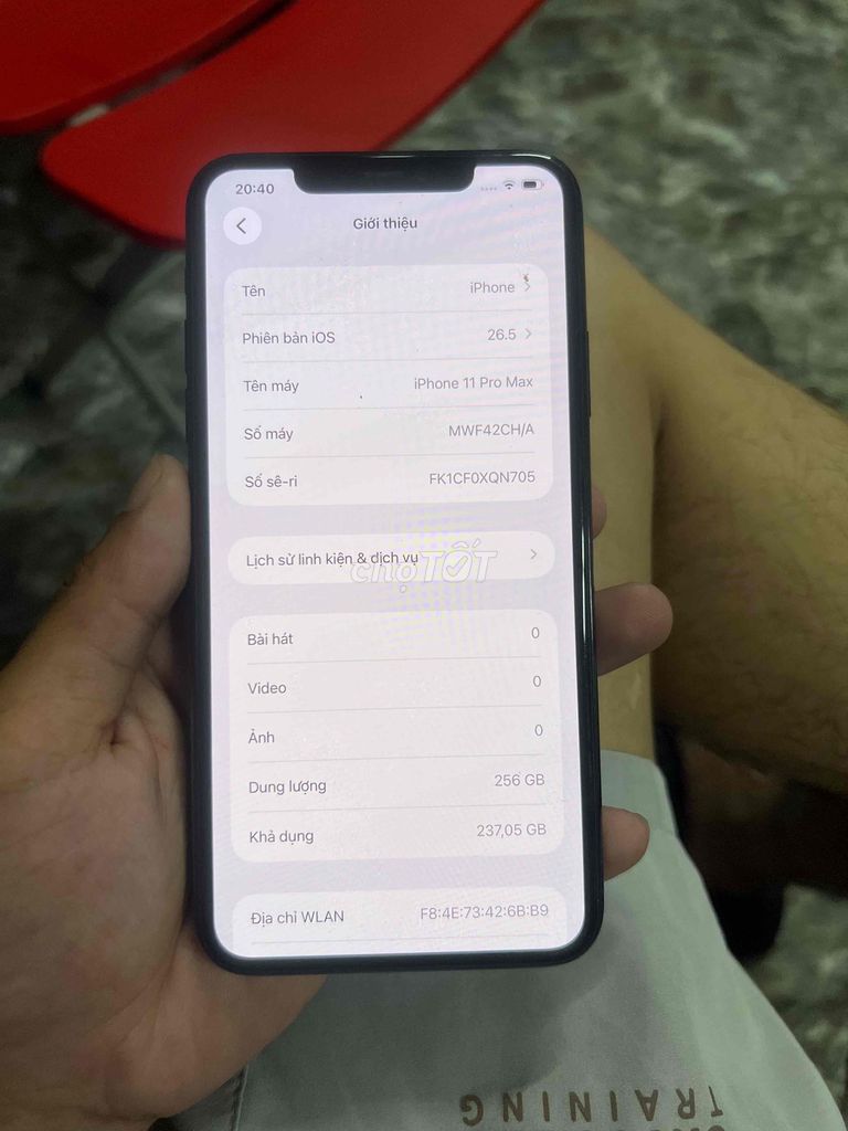 11prm 256gb full cn. Mua bán Điện thoại tại Huyện Thuận Thành Bắc Ninh được đăng bởi tuấn anh hình 1