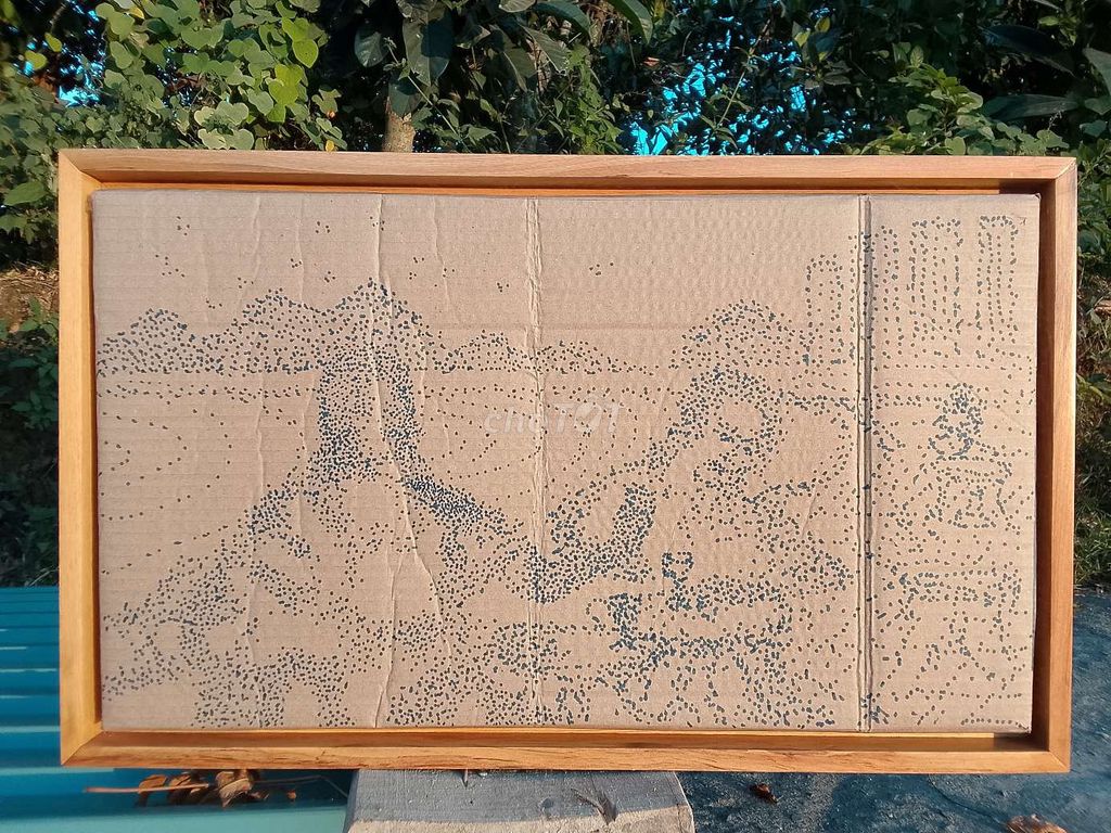Tranh vẽ Cảm Tình 80x40cm. Mua bán Đồ sưu tầm, đồ cổ tại Huyện Hòa Vang Đà Nẵng được đăng bởi Huỳnh Công Nhớ hình 1
