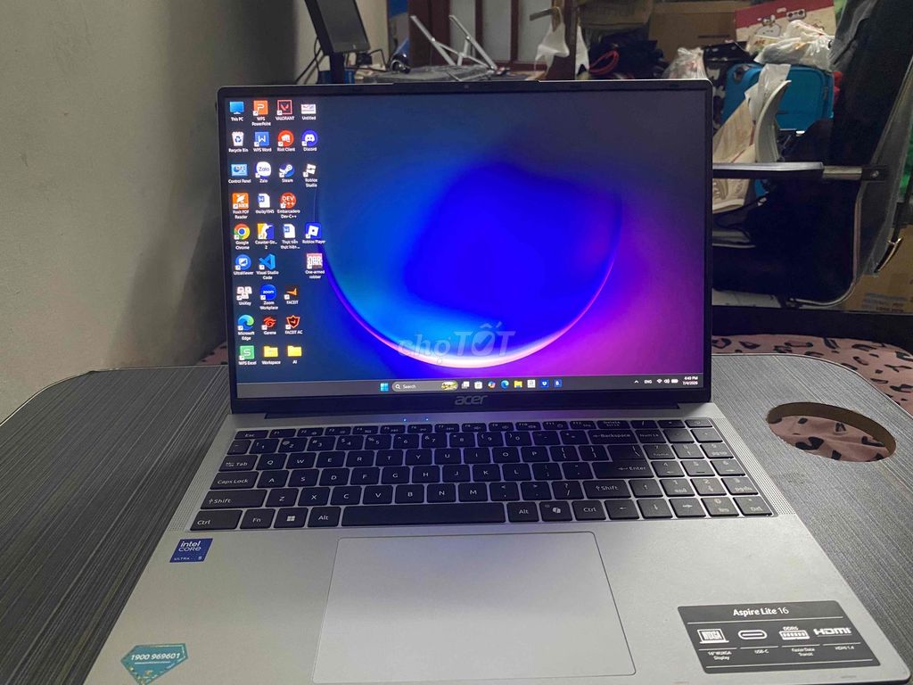 Acer Aspire Lite 16  core ultra 5 16GB/512GB Bạc. Mua bán Laptop tại Quận Hoàn Kiếm Hà Nội được đăng bởi Nguyễn Thanh Tùng hình 1