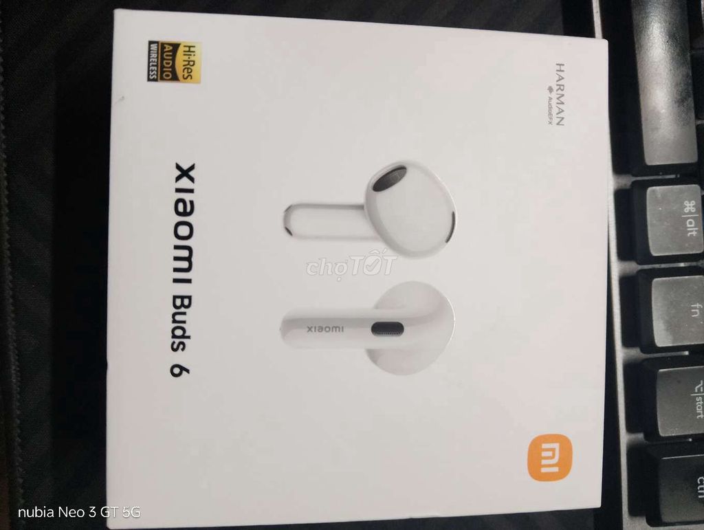Tai nghe Xiaomi Buds 6 fullbox - Màu Trắng Fullbox. Mua bán Tivi, Âm thanh tại Quận Hoàn Kiếm Hà Nội được đăng bởi nguyễn trọng tú hình 1