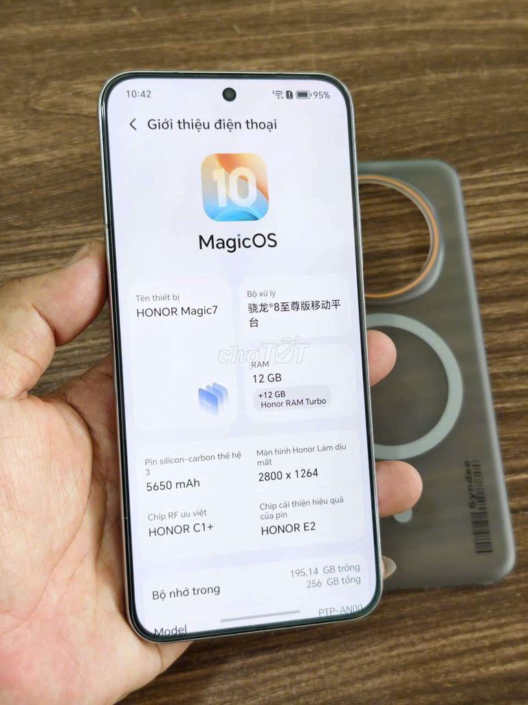 Honor Magic 7 256GB Trắng. Mua bán Điện thoại tại Thành phố Biên Hòa Đồng Nai được đăng bởi T N hình 1