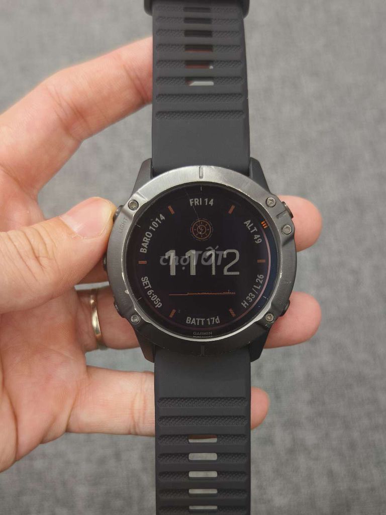 Garmin Fenix 6X Pro Solar có Tiếng Việt