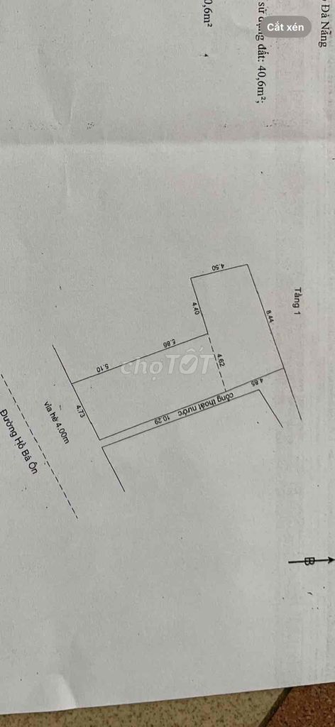 bán đất mặt tiền đường 7m5 hồ bá ôn