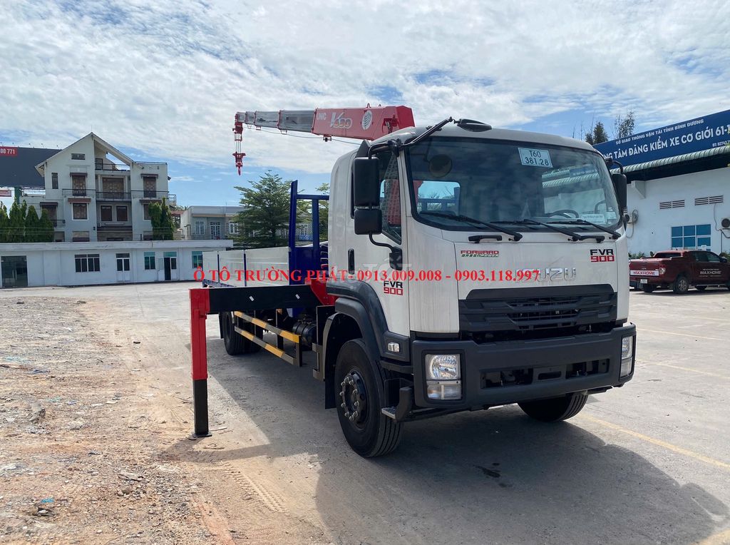 Bán Isuzu 9 Tấn cẩu Unic 6.3 tấn thùng dài 7.3m. Mua bán Xe tải, xe ben tại Quận 12 Tp Hồ Chí Minh được đăng bởi Mr Thành hình 2