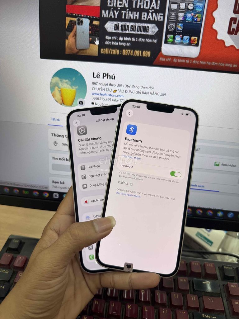 Apple iPhone 14 Plus Trắng Đã dùng. Mua bán Điện thoại tại Huyện Đức Hòa Long An được đăng bởi Lê Phú hình 1