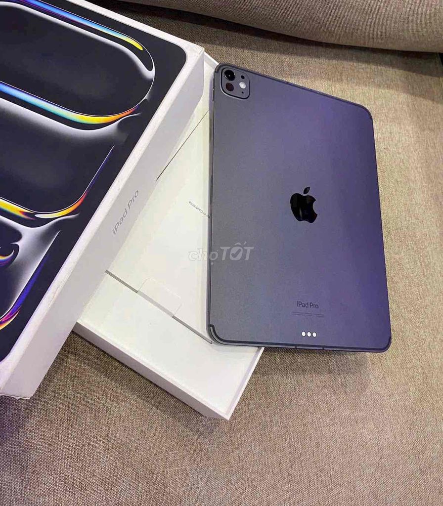 ipad pro13inch M4 đen 256gb wifi pin93 zin áp suất. Mua bán Máy tính bảng tại Quận 3 Tp Hồ Chí Minh được đăng bởi Nam Á Mobile hình 1