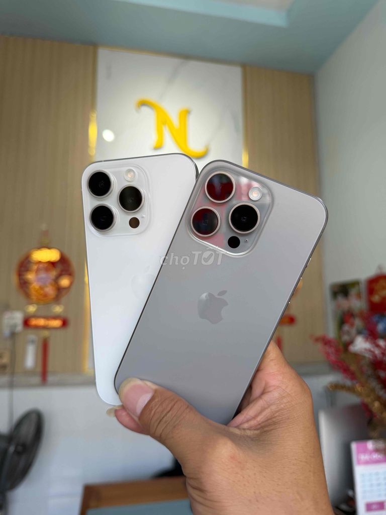 iPhone 15 Pro 128GB Tự nhiên QT MỸ ZIN ÓC ÁP. Mua bán Điện thoại tại Thành phố Cà Mau Cà Mau được đăng bởi NHAN APPLE hình 1