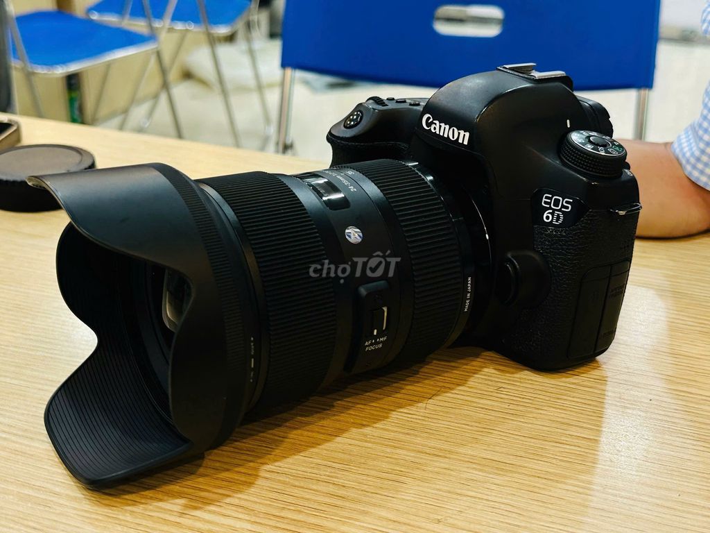 Máy ảnh Canon 6D Fullframe + SIMGA 24 35 F2 ART. Mua bán Máy ảnh, Máy quay tại Quận Đống Đa Hà Nội được đăng bởi Thế Hoàng hình 1