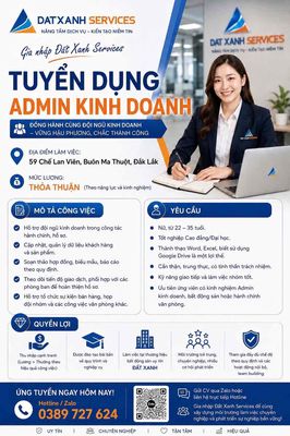 Sales Admin Bất Động Sản (Thư Ký Kinh Doanh)