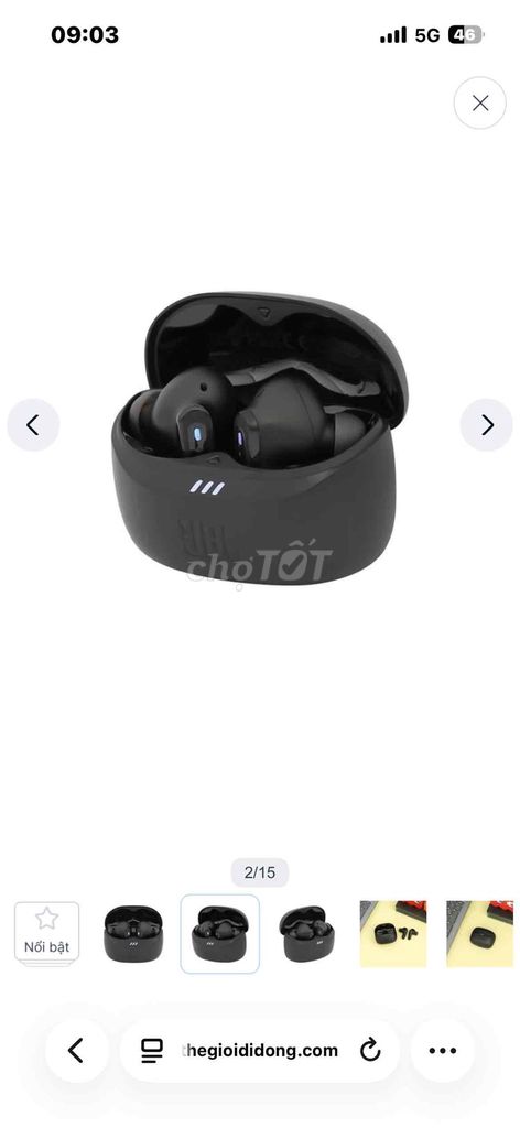 Tai nghe JBL Tune Beam 2 Đen. Mua bán Tivi, Âm thanh tại Quận Long Biên Hà Nội được đăng bởi Đào Nam hình 1