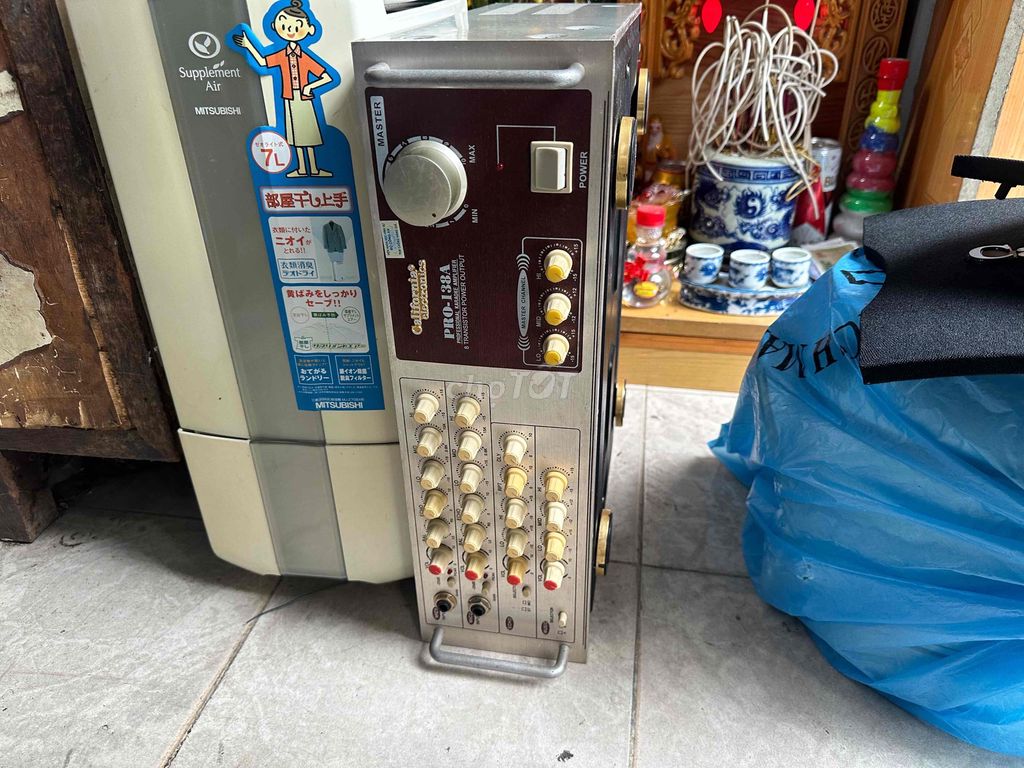 Amply California PRO-128A Bạc và loa. Mua bán Tivi, Âm thanh tại Quận Hoàng Mai Hà Nội được đăng bởi Tony Hùng vlog hình 1