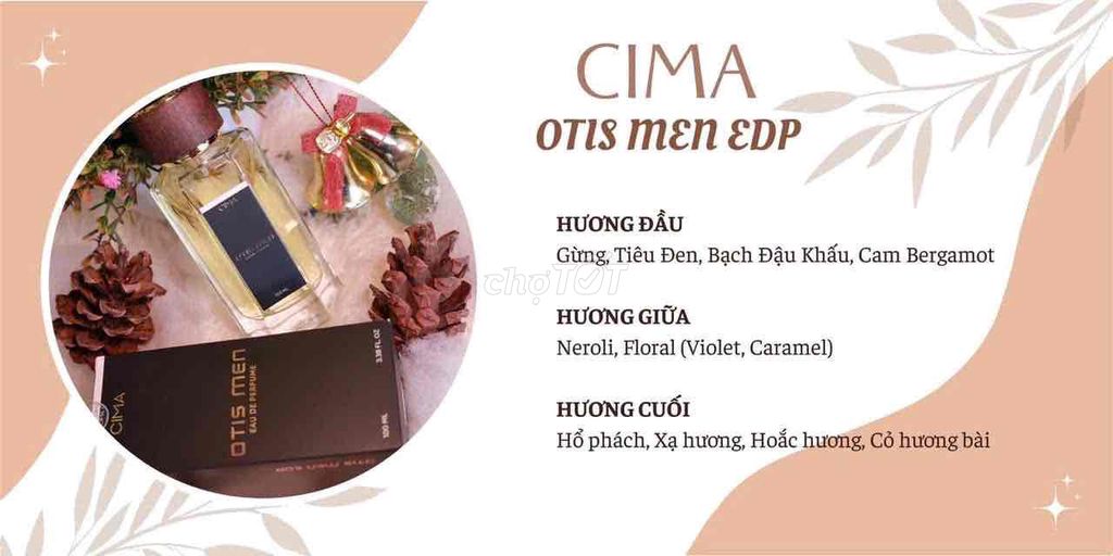 CIMA OTIS MEN EDP 100ml Nam. Mua bán Nước hoa tại Thành phố Biên Hòa Đồng Nai được đăng bởi Dương Thanh Thắng hình 1