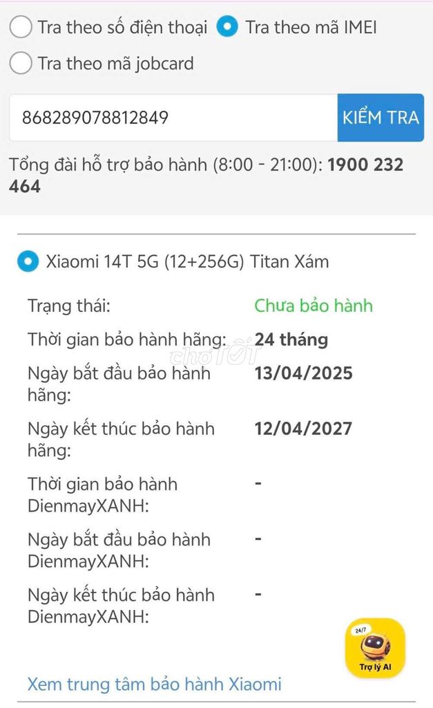 Xiaomi 14T 5G 256GB Xám Titan. Mua bán Điện thoại tại Quận 11 Tp Hồ Chí Minh được đăng bởi Luu hình 1
