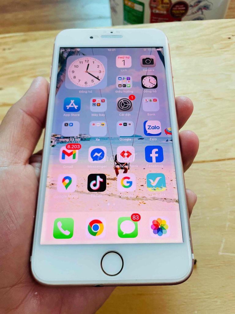 Apple iPhone 7 Plus 128GB Vàng hồng vân tay zin. Mua bán Điện thoại tại Thành phố Việt Trì Phú Thọ được đăng bởi Hoa Sen hình 1