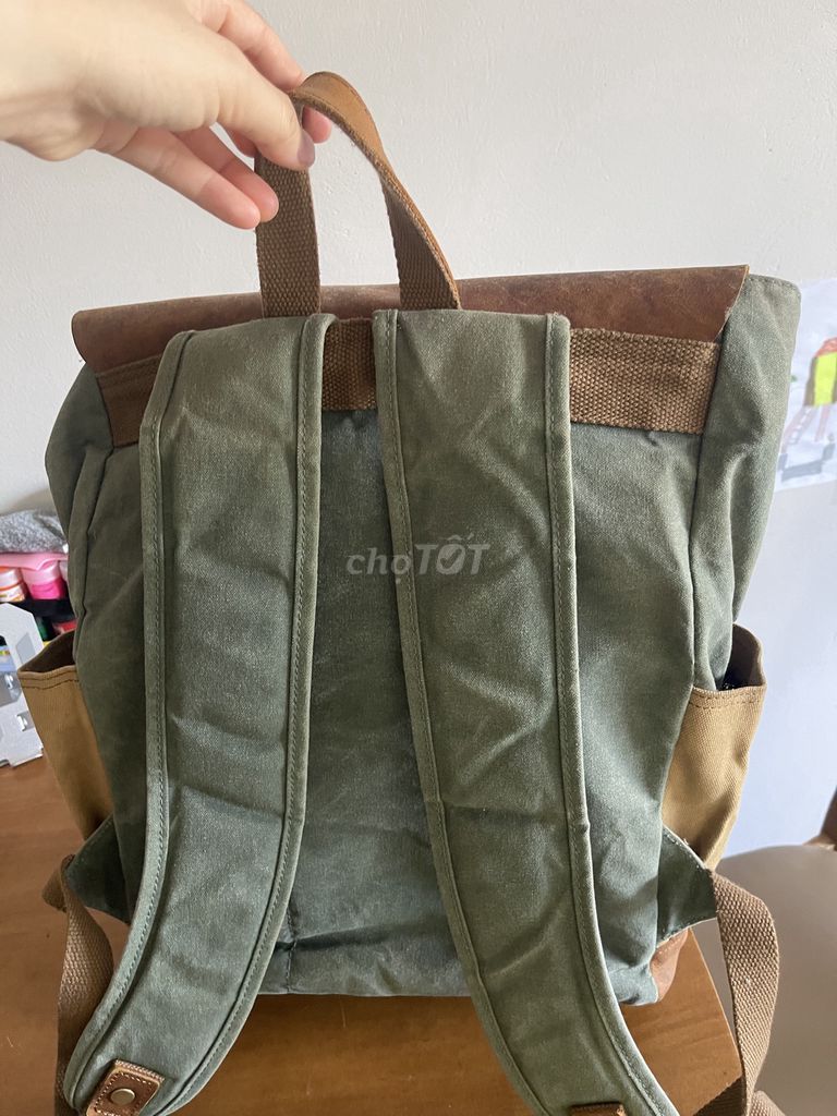 Ba lô Unisex Vải canvas, Da. Mua bán Túi xách tại Thành phố Long Xuyên An Giang được đăng bởi Thanh Phi Trần hình 1