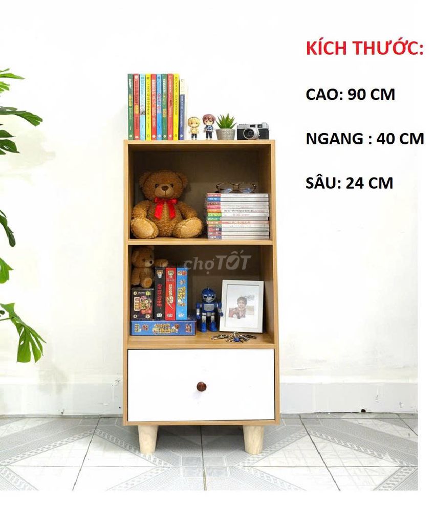 Kệ sách Gỗ MDF Màu gỗ 3-5 tầng. Mua bán Tủ, kệ gia đình tại Quận Tân Bình Tp Hồ Chí Minh được đăng bởi kha hình 1