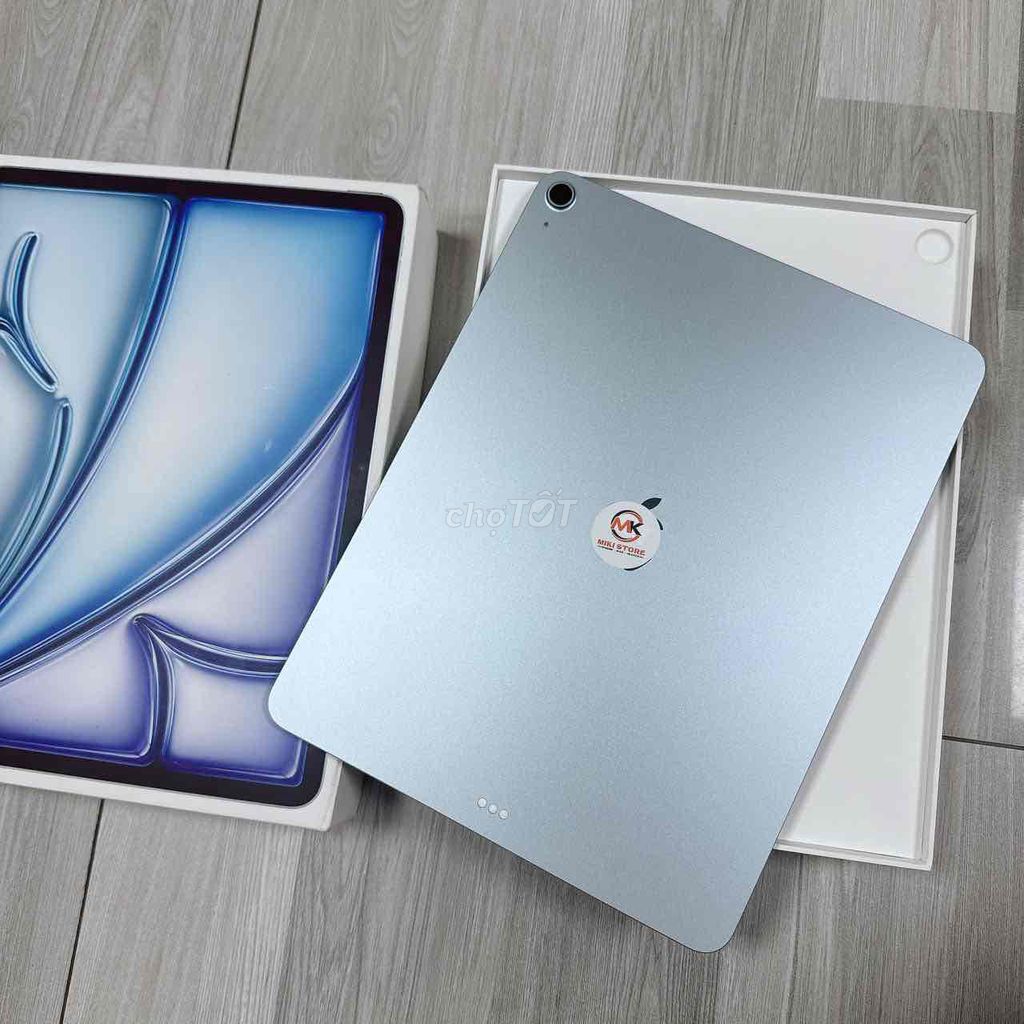 iPad Air M3 13 inch 128GB Xanh Fullbox BH 12/2026. Mua bán Máy tính bảng tại Quận 10 Tp Hồ Chí Minh được đăng bởi Miki Store hình 1