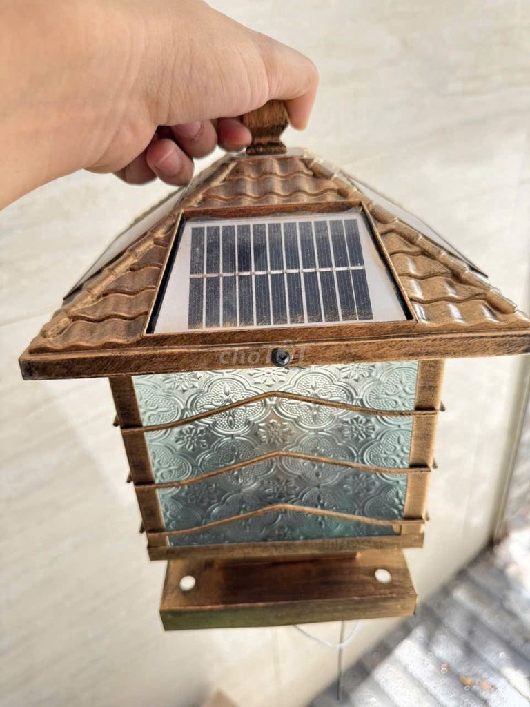 Đèn trụ cổng năng lượng mặt trời Solar 20*20. Mua bán Đèn tại Quận Gò Vấp Tp Hồ Chí Minh được đăng bởi Trung Lê hình 1
