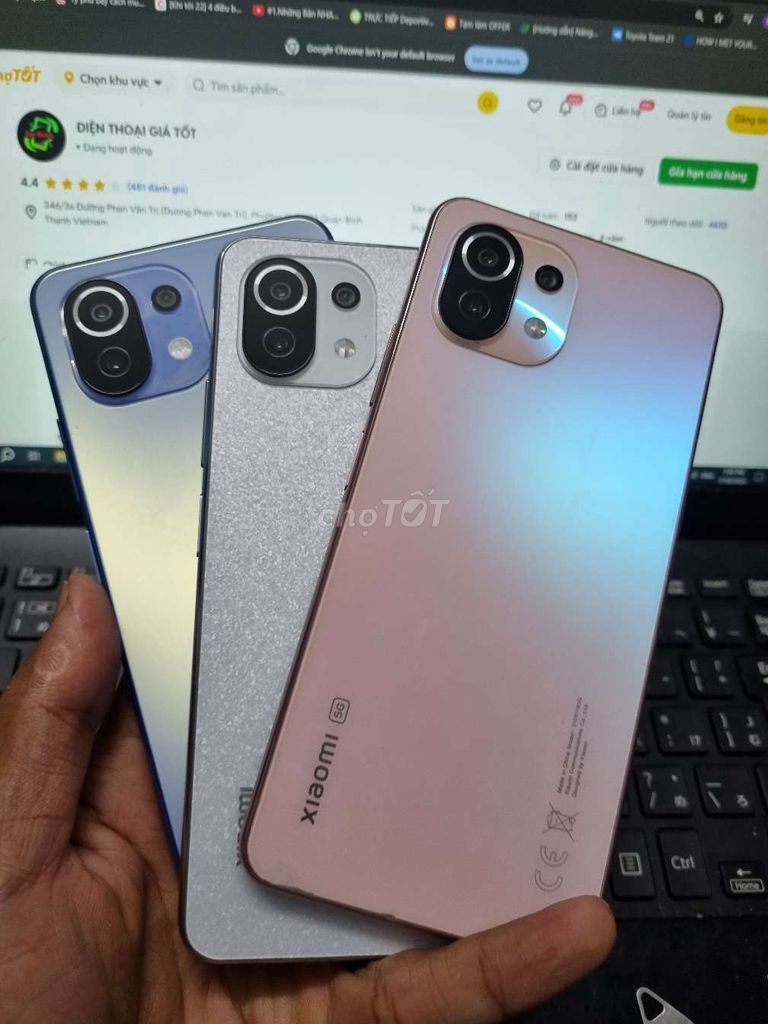 XIAOMI 11 LITE 5G NE 6GB.128GB SNAP 778G ZIN MƯỢT. Mua bán Điện thoại tại Quận Bình Thạnh Tp Hồ Chí Minh được đăng bởi Dân Mobile hình 1