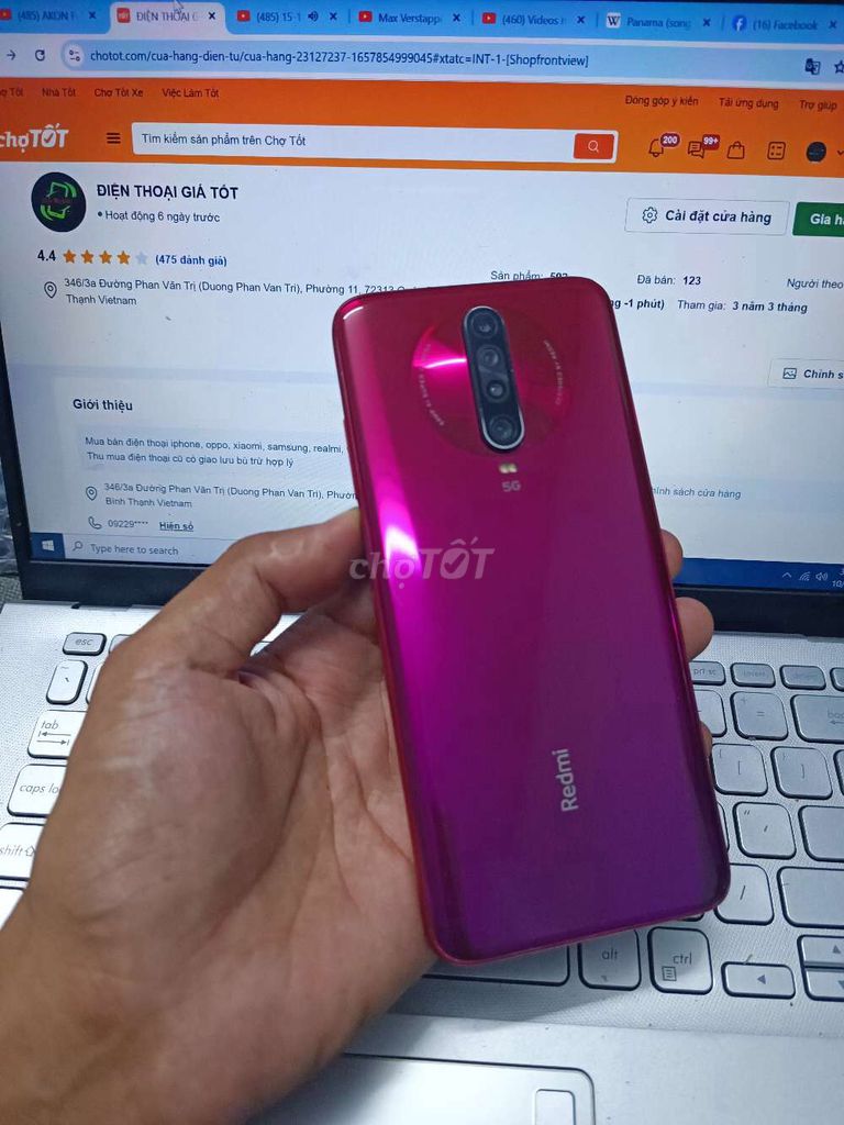 XIAOMI K30 5G 6GB.128GB SNAP 765G FULL CN. Mua bán Điện thoại tại Quận Bình Thạnh Tp Hồ Chí Minh được đăng bởi Dân Mobile hình 1