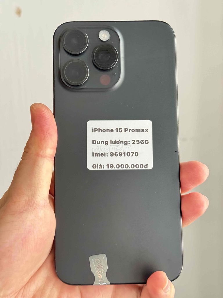 iPhone 15 Pro Max 256GB Đen máy đẹp keng. Mua bán Điện thoại tại Thành phố Buôn Ma Thuột Đắk Lắk được đăng bởi Nguyễn Hoàng hình 1