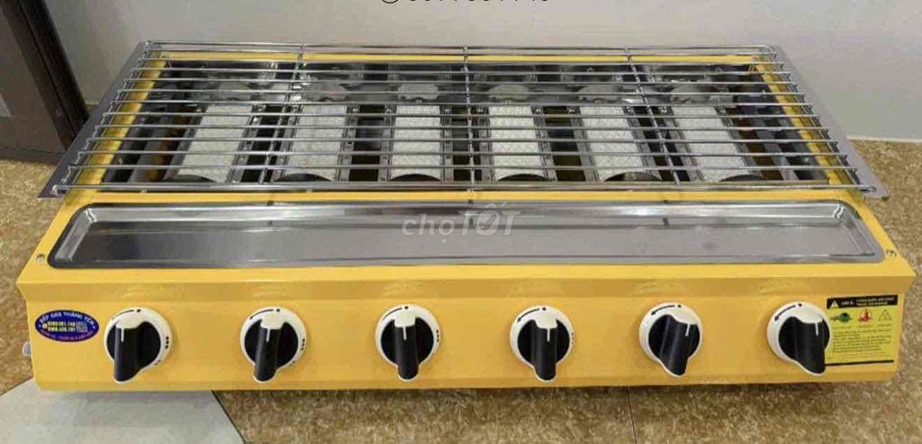 Bếp nướng Ga màu Vàng Mới. Mua bán Bếp, lò, đồ điện nhà bếp tại Huyện Nhà Bè Tp Hồ Chí Minh được đăng bởi Hoàng Trường hình 1