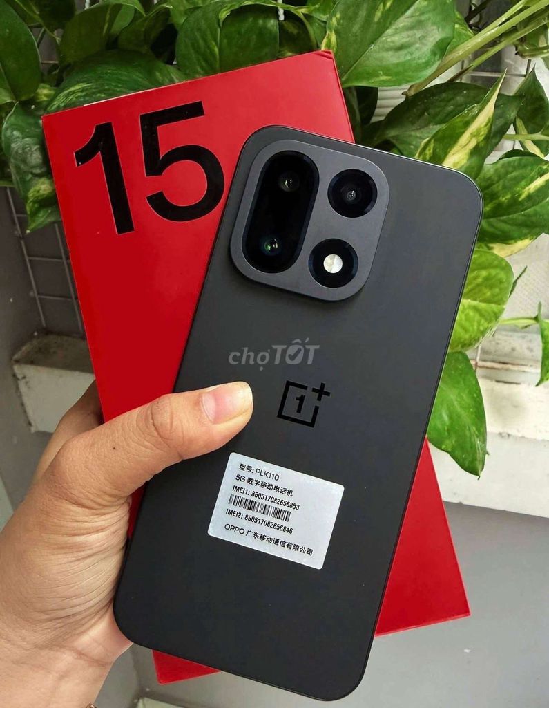 OnePlus 15 256GB Đen. Mua bán Điện thoại tại Quận Cái Răng Cần Thơ được đăng bởi văn khá Mobell hình 1