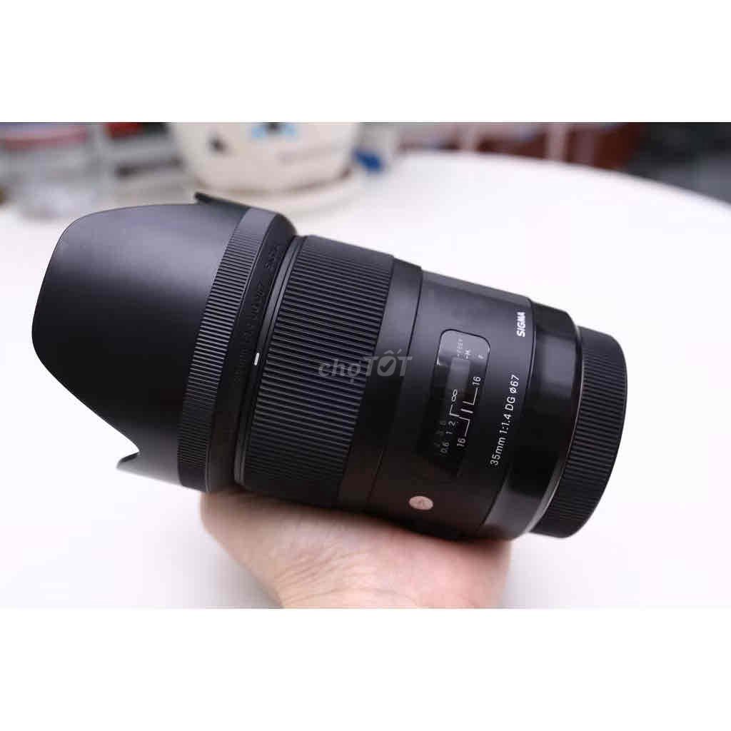 Sigma 35 arrt f1.4 canon. Mua bán Máy ảnh, Máy quay tại Quận Cẩm Lệ Đà Nẵng được đăng bởi Thinh photographer hình 1