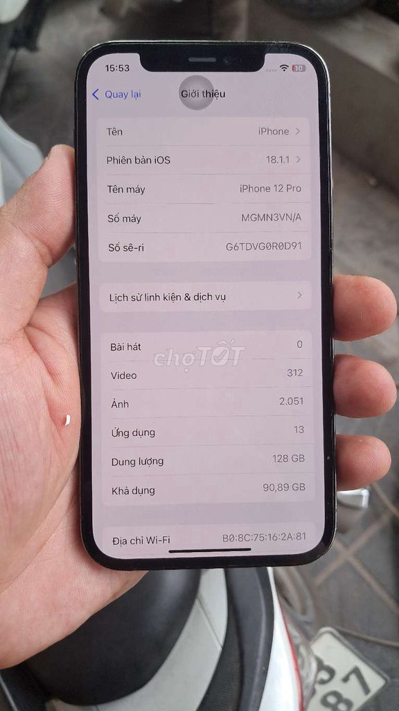 Apple iPhone 12 Pro 128GB. Mua bán Điện thoại tại Quận Hai Bà Trưng Hà Nội được đăng bởi bùi hữu liêm  hình 1