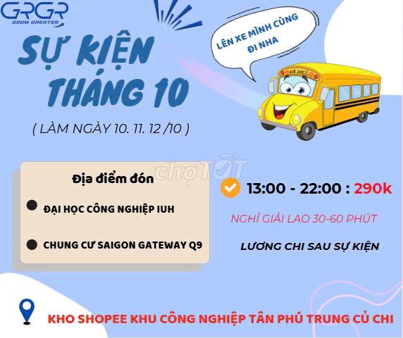 TUYỂN NAM NỮ LÀM KHO TẠI CỦ CHI