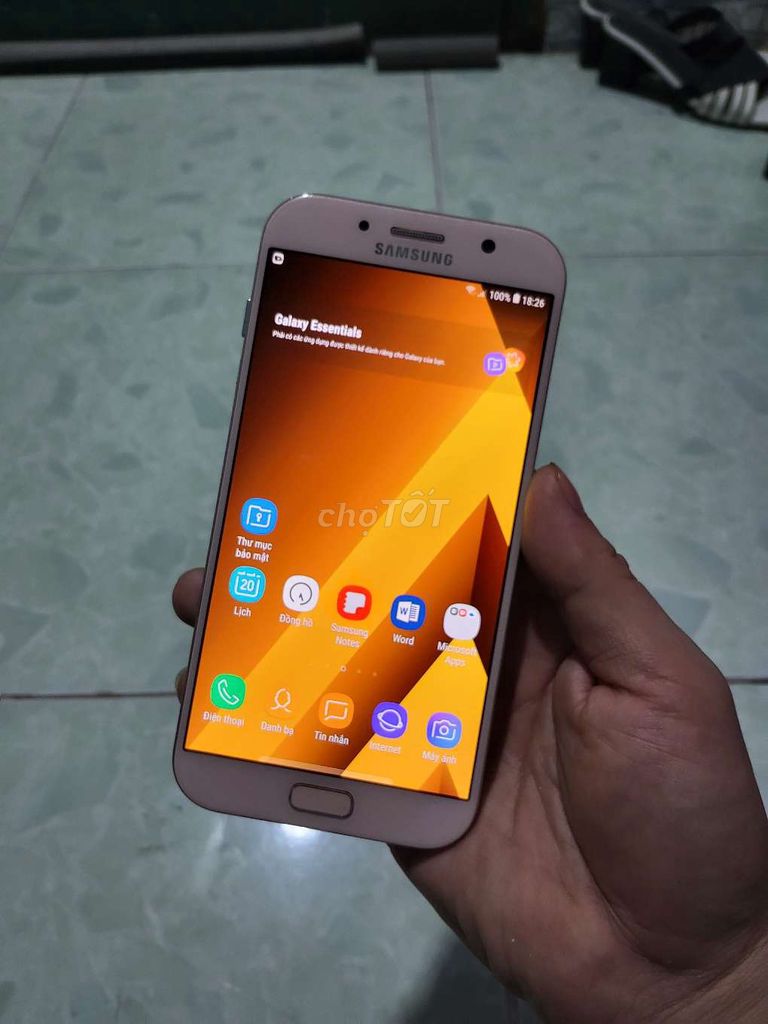 Samsung Galaxy A7 (2017) Hồng Đã sử dụng. Mua bán Điện thoại tại Thành phố Thuận An Bình Dương được đăng bởi trường hợp  hình 1