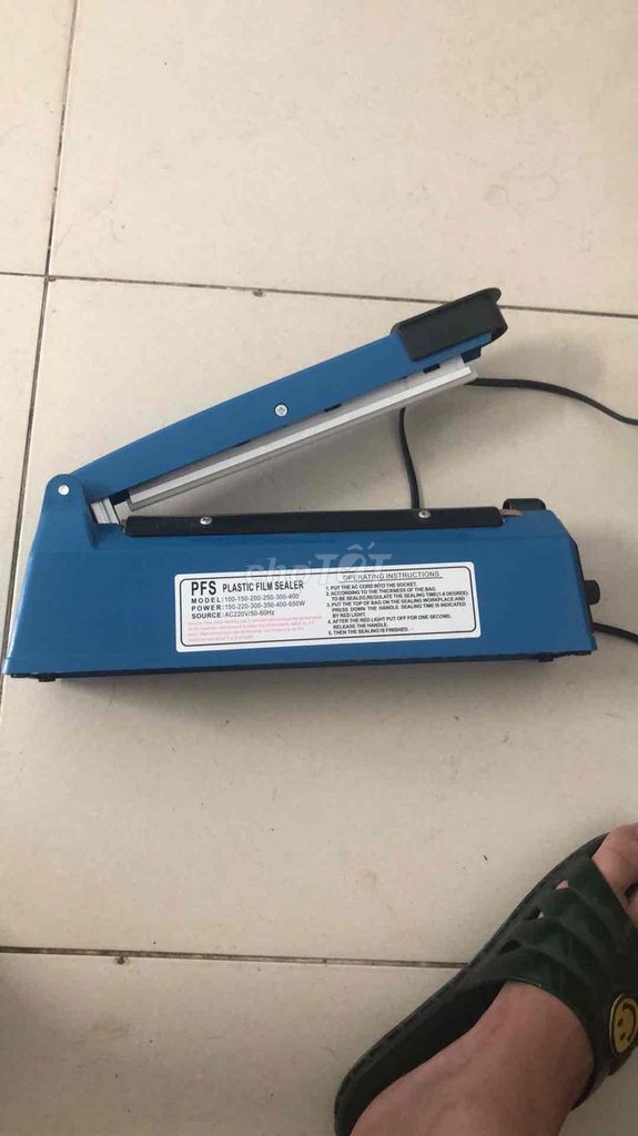 Máy hàn miệng túi PFS Plastic Film Sealer. Mua bán Đồ chuyên dụng, Giống nuôi trồng tại Thành phố Thái Nguyên Thái Nguyên được đăng bởi Nguyễn Văn Khiêm hình 1