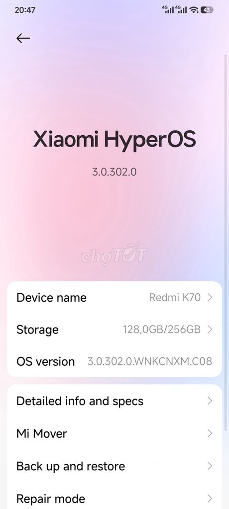Xiaomi Redmi K70 256GB. Mua bán Điện thoại tại Huyện Phú Giáo Bình Dương được đăng bởi Dáp Nguyễn hình 1
