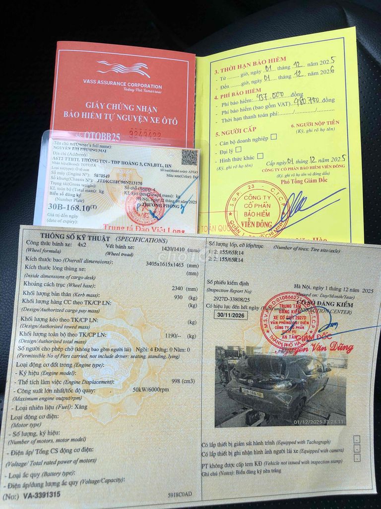 Toyota Aygo 2007 1.0 AT - 120000 km. Mua bán Ô tô tại Quận Bắc Từ Liêm Hà Nội được đăng bởi Tiến Trung hình 2