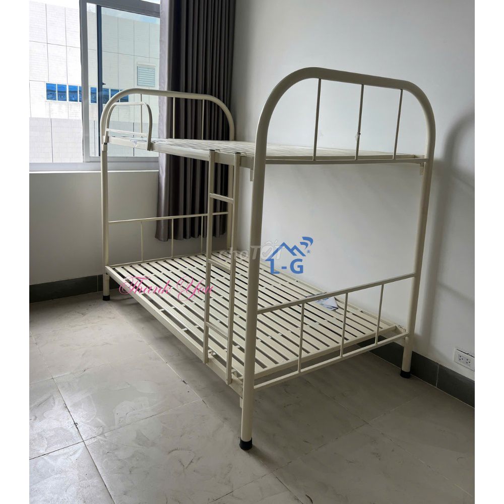 Giường tầng sắt ống tròn.. giường sắt 2 tầng hcm. Mua bán Giường, chăn ga gối nệm tại Quận Gò Vấp Tp Hồ Chí Minh được đăng bởi GIƯỜNG SẮT SƠN LÂM hình 1