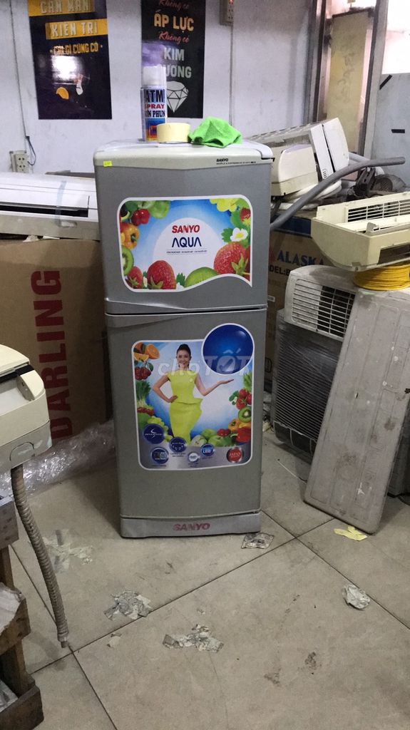 0928137326 - Tủ lạnh sanyo 150 lít nhỏ gọn giá rẻ 1tr5