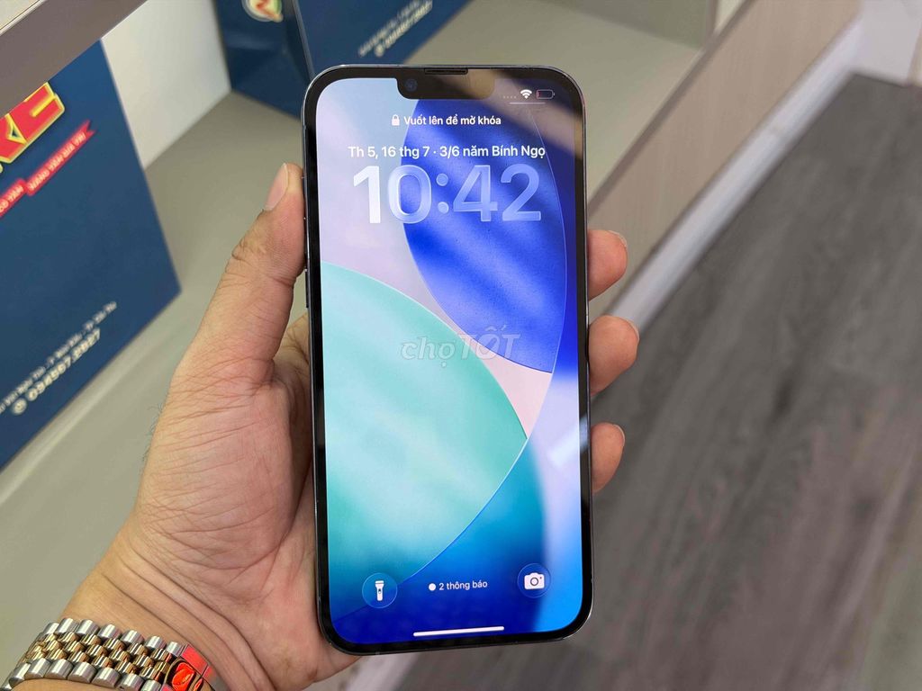 Apple iPhone 13 Pro Max 128GB Xanh Đã qua sử dụng. Mua bán Điện thoại tại Quận Ninh Kiều Cần Thơ được đăng bởi NHƠN MOBILE 107 XÔ VIẾT NGHỆ TĨNH hình 1
