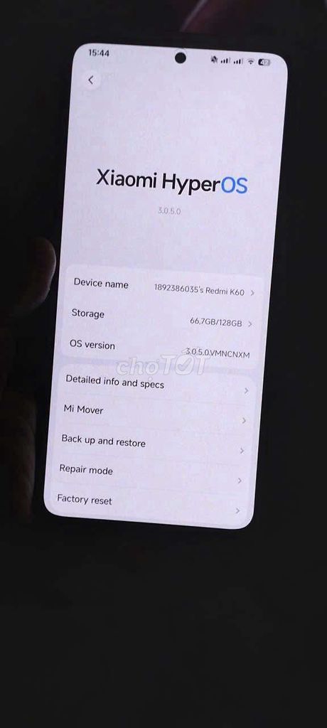 Xiaomi Redmi K60 128GB gl. Mua bán Điện thoại tại Huyện Châu Thành Bến Tre được đăng bởi Đạt G hình 1