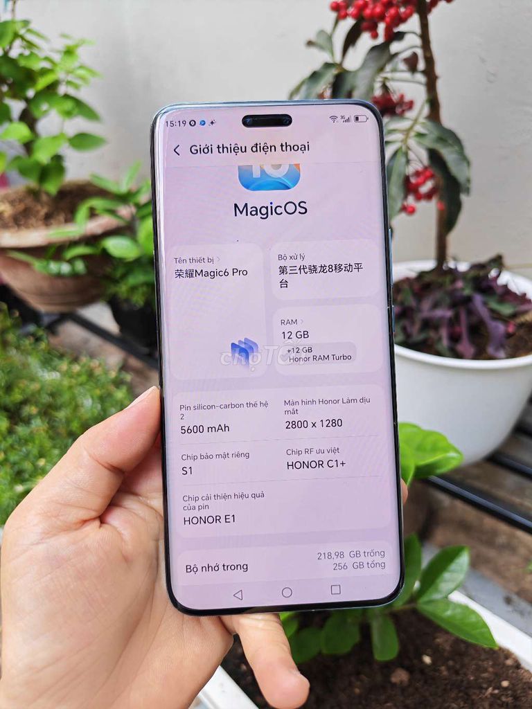 Honor Magic 6 Pro 12/256GB pin 100. Mua bán Điện thoại tại Quận Gò Vấp Tp Hồ Chí Minh được đăng bởi Linh hình 1
