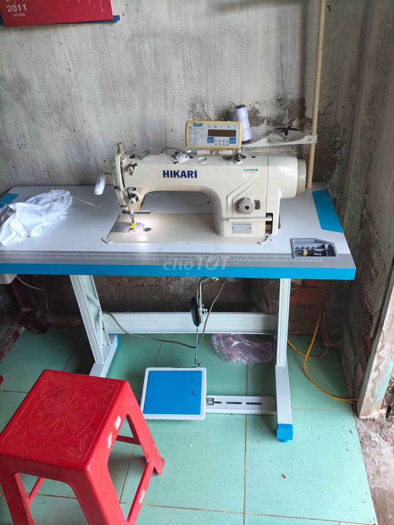 Máy may công nghiệp HIKARI Trắng. Mua bán Đồ chuyên dụng, Giống nuôi trồng tại Huyện Giồng Trôm Bến Tre được đăng bởi Nam Huynh hình 1
