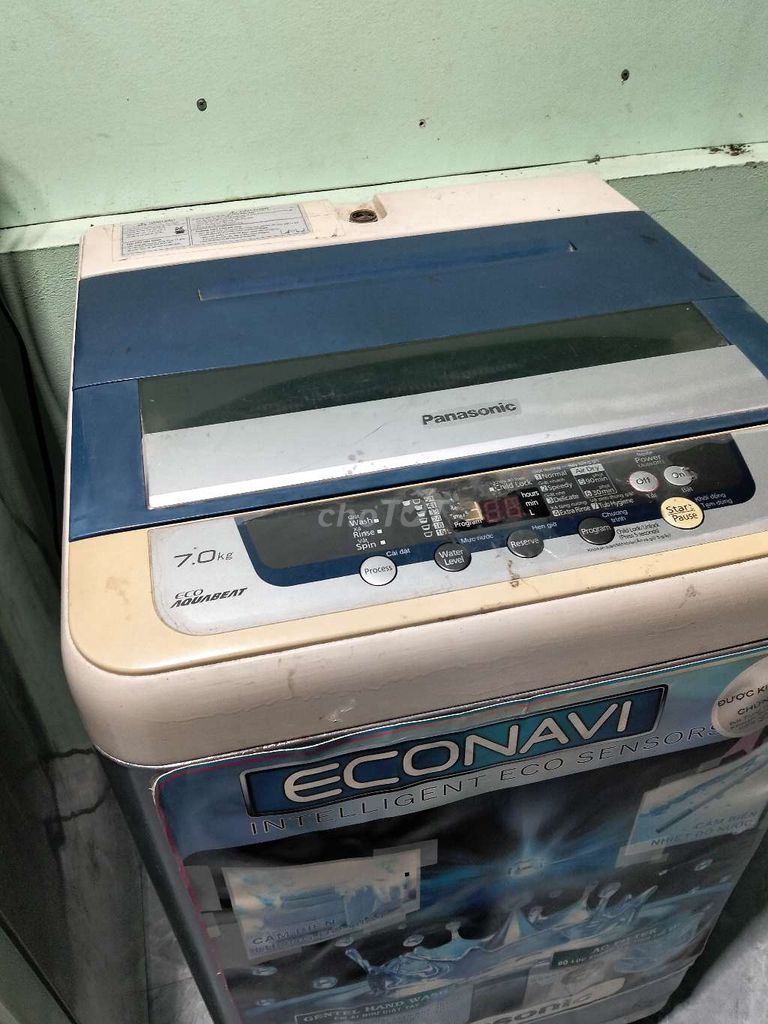 Máy giặt Panasonic 7.0kg Trắng, Xanh đã sử dụng. Mua bán Máy giặt tại Huyện Bình Tân Vĩnh Long được đăng bởi Tran Ngọc Anh hình 1