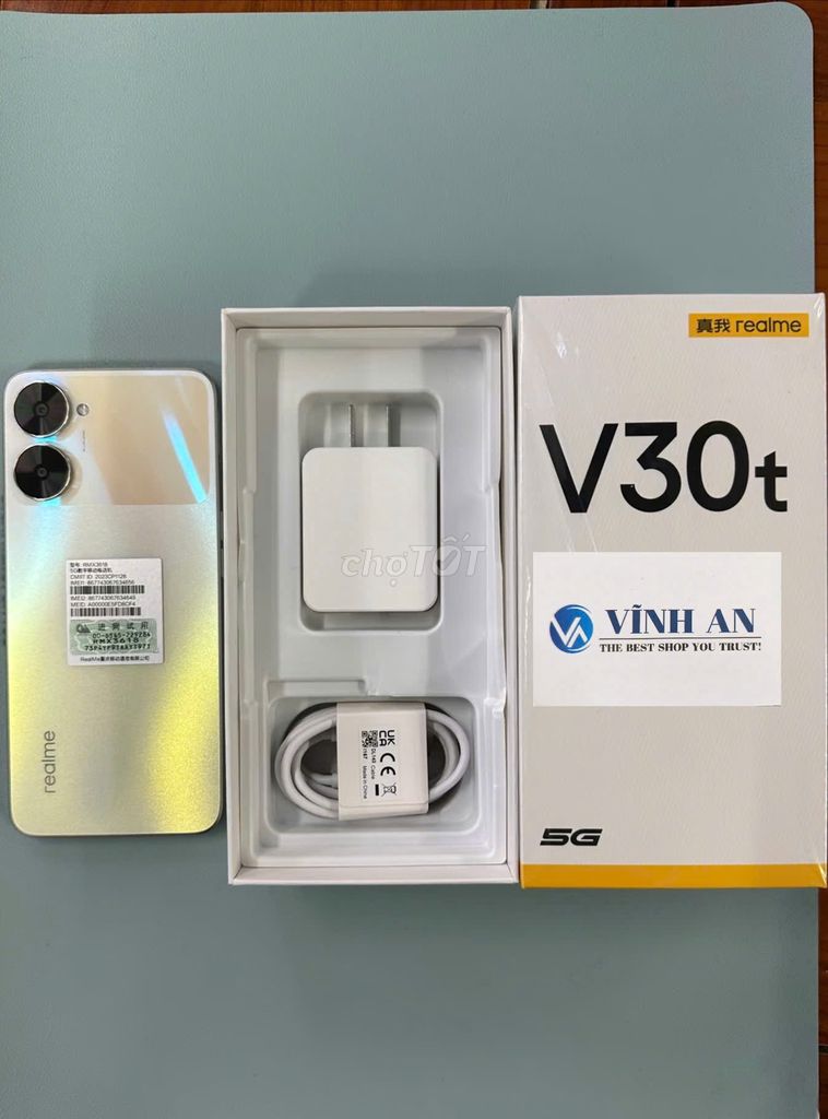 Điện Thoại Realme V30 128GB - Mới Fullbox 100%. Mua bán Điện thoại tại Quận 11 Tp Hồ Chí Minh được đăng bởi Vinhanmobile hình 1