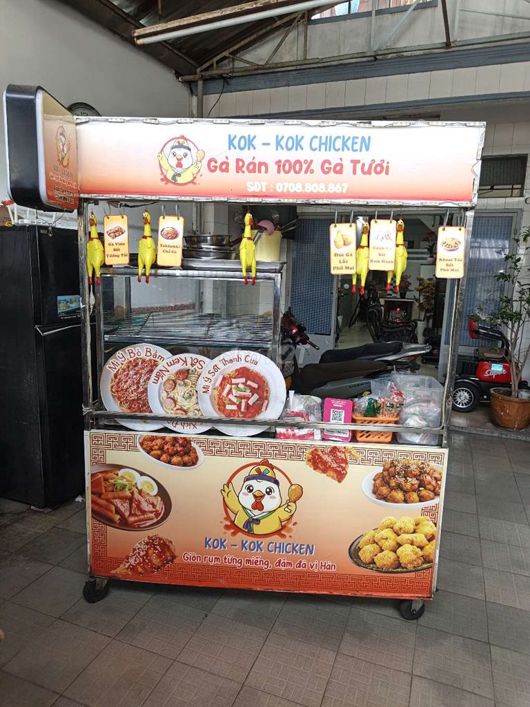 Xe bán hàng rong Inox Đa màu kinh doanh gà rán. Mua bán Đồ chuyên dụng, Giống nuôi trồng tại Quận 4 Tp Hồ Chí Minh được đăng bởi louis hình 1
