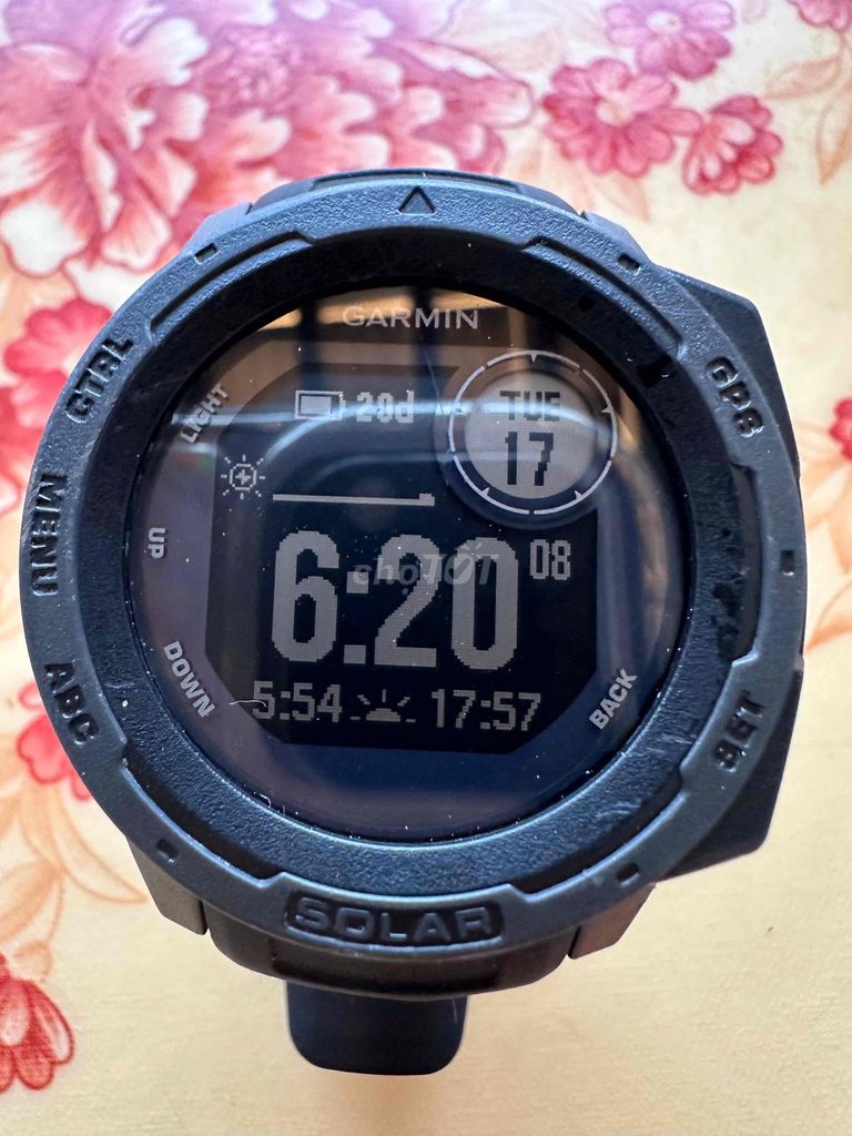 Garmin Instinct Solar Đen. Mua bán Thiết bị đeo thông minh tại Quận Ngũ Hành Sơn Đà Nẵng được đăng bởi Nguyễn Bích hình 1