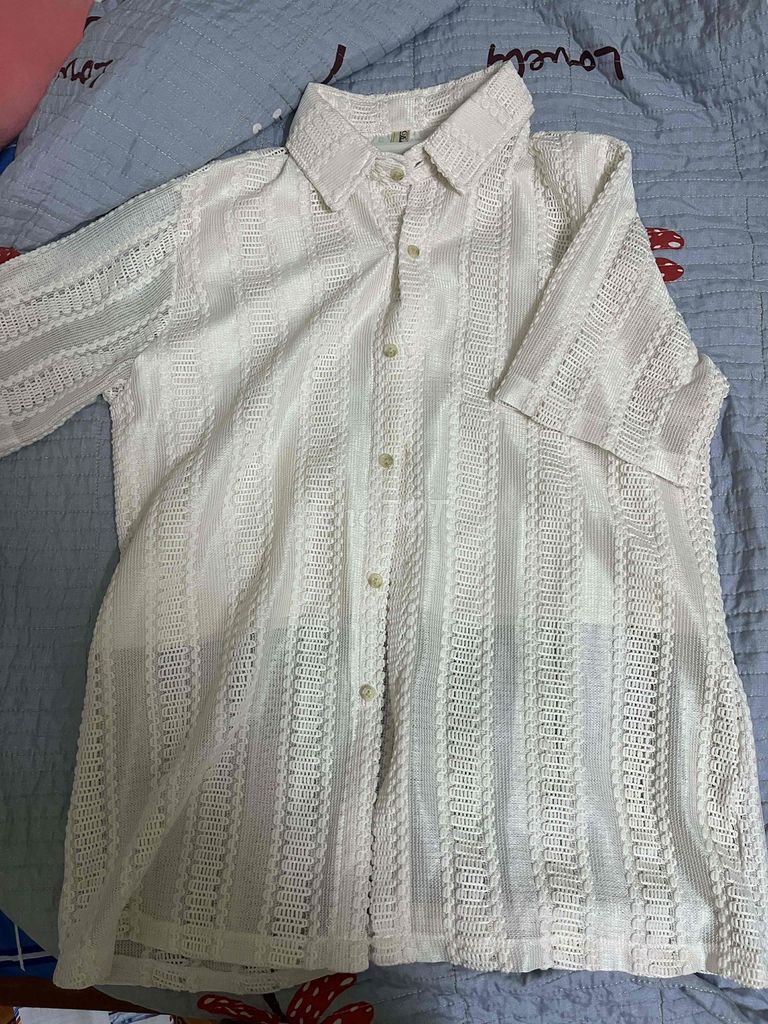Áo sơ mi ren nữ trắng. Mua bán Quần áo tại Thành phố Bắc Ninh Bắc Ninh được đăng bởi Trương Văn hình 1