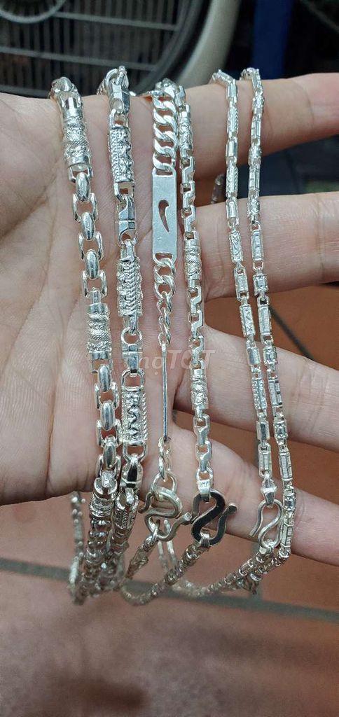 Dây chuyền nam bạc ta dành cho các men chố. Mua bán Phụ kiện thời trang khác tại Huyện Gia Lâm Hà Nội được đăng bởi Nguyen minh hình 1