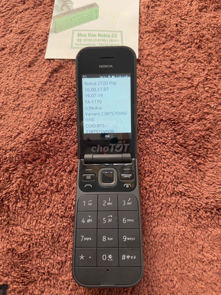 Nokia 2720 Flip Gập 4G 2 sim Wifi + phát Wifi. Mua bán Điện thoại tại Quận 10 Tp Hồ Chí Minh được đăng bởi Mua Bán Nokia Cổ hình 1